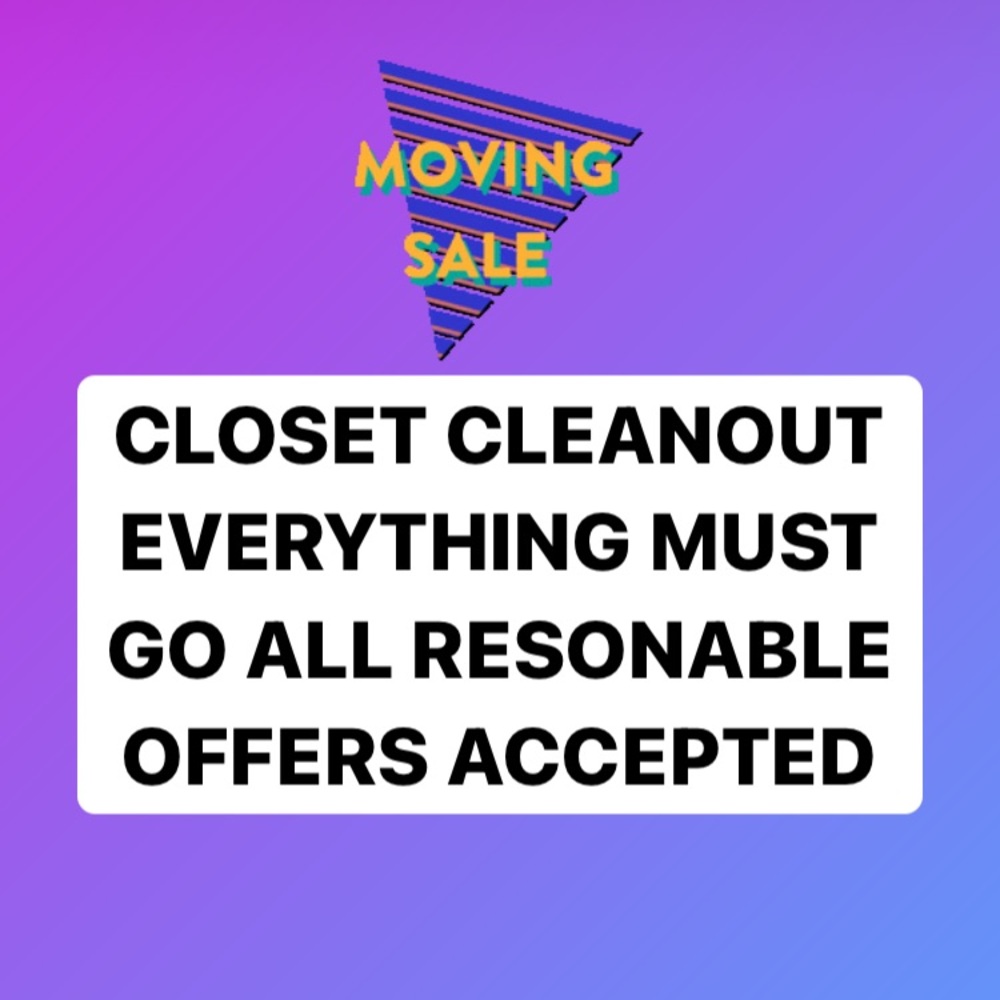 Closet clean out